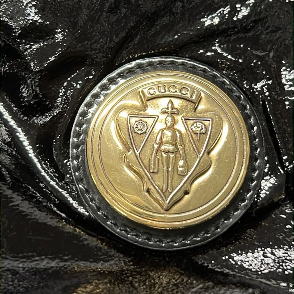 Gucci Clutch Hysteria Black Ribbon Leather - Picture 10 of 11